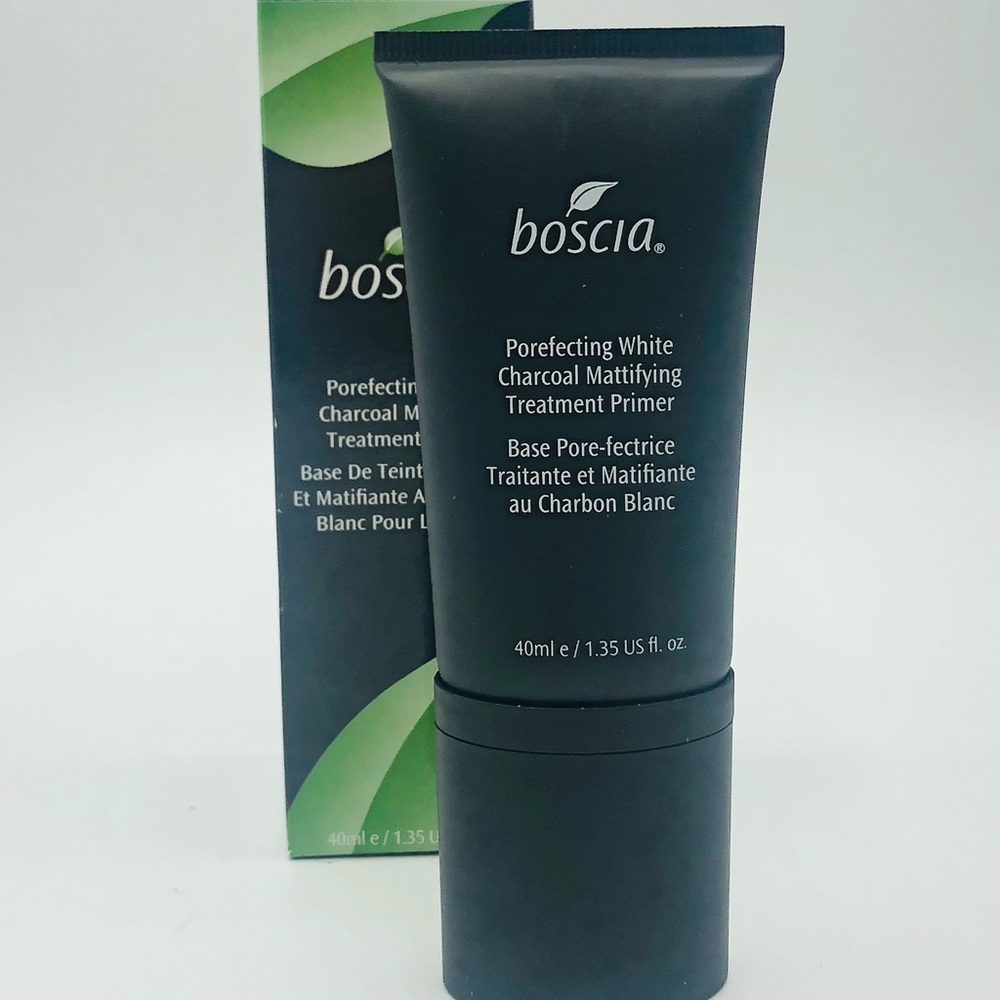 Boscia Porefecting White Charcoal Mattifying Primer 1.35oz NIB